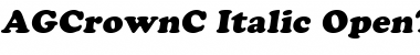 AGCrownC Italic
