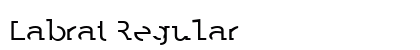 Labrat Regular Font Preview Labrat Regular Font Preview