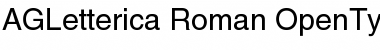 AGLetterica Roman Font