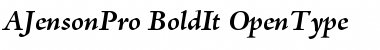 Adobe Jenson Pro Bold Italic Font