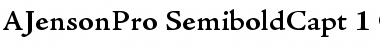 Adobe Jenson Pro Semibold Caption Font