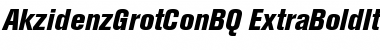 Download Akzidenz-Grotesk Condensed BQ Font
