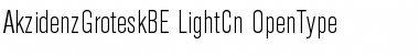 Berthold Akzidenz Grotesk Light Condensed Font
