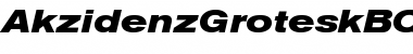 Akzidenz-Grotesk BQ Bold Extended Italic