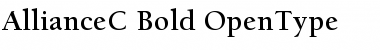 AllianceC Bold Font