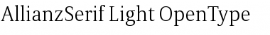 AllianzSerif Light Font