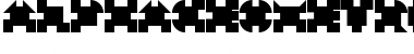 AlphaGeometrique Black Font