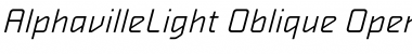 Download AlphavilleLight Font