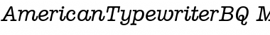 American Typewriter BQ Regular Font