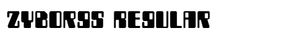 Zyborgs Regular Font Zyborgs Regular Font Preview