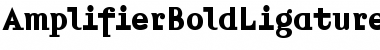 Amplifier BoldLigatures Font