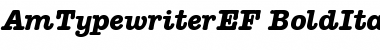 Download AmTypewriterEF Font