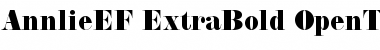 Download AnnlieEF-ExtraBold Font