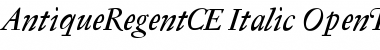 Download Antique Regent CE Font