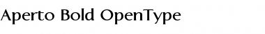 Download Aperto Bold Font
