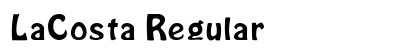 LaCosta Regular Font Preview LaCosta Regular Font Preview