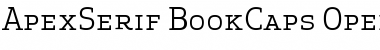 Apex Serif Book Caps Regular Font
