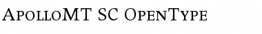 Apollo MT SC Font