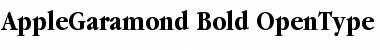 Apple Garamond Bold Font