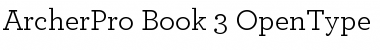 ArcherPro Book Font