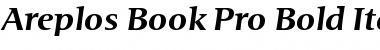 Areplos Book Pro Bold Italic