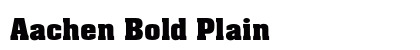Aachen Bold Plain (OpenType) Font Preview Aachen Bold Plain (OpenType) Font Preview