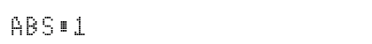 ABS 1 Font ABS 1 Font Preview