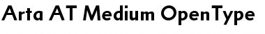 Arta AT Medium Regular Font