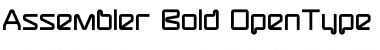 Assembler-Bold Regular Font