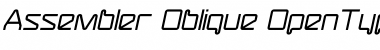 Download Assembler-Oblique Font