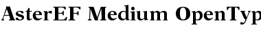 AsterEF Medium Font