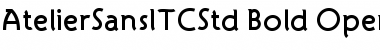 Atelier Sans ITC Std Bold Font