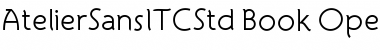 Download Atelier Sans ITC Std Font