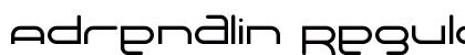 Adrenalin Regular Font Adrenalin Regular Font Preview