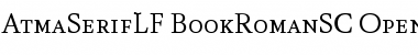 AtmaSerifLF-BookRomanSC Regular Font