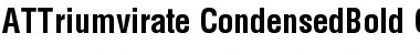 ATTriumvirateCondensed Regular Font