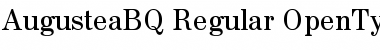 Augustea BQ Regular Font