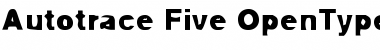 Autotrace Five Font