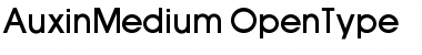 Download AuxinMedium Font