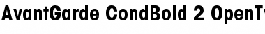 ITC Avant Garde Gothic Condensed Bold Font