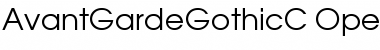 AvantGardeGothicC Regular Font