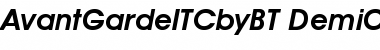 ITC Avant Garde Gothic Demi Oblique Font