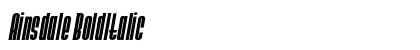Ainsdale BoldItalic Font Ainsdale BoldItalic Font Preview