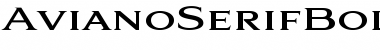 Download Aviano Serif Bold Font