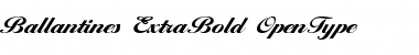 Ballantines-ExtraBold Regular Font
