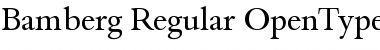 Bamberg-Regular Regular Font