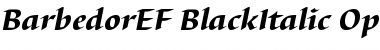BarbedorEF BlackItalic Font