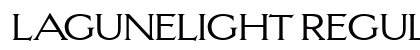 LaguneLight Regular Font Preview LaguneLight Regular Font Preview