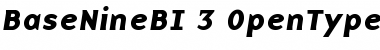 Base9 BI Font