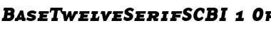 BaseTwelve SerifSCBI Font